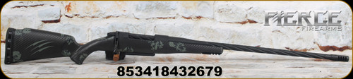 Fierce - 300WinMag - Twisted Rogue XP - Forest Camo Carbon Fiber rogue stock/Black Cerakote, 24"match grade #4 contour deep spiral fluted steel barrel, Threaded 5/8×24