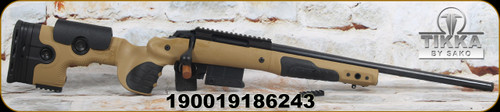 Tikka - 6.5Creedmoor - T3X Compact Tactical Rifle (CTR) - Tan GRS Stock/Matte Black, 20"Semi-Heavy Contour, Threaded(5/8x24) Barrel, 10rds, Picatinny-Rail, Mfg# T00001713