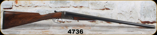 Consign - E.J. Churchill - 12Ga/2.5"/25" - XXV - SxS Shotgun - Grade AAA Walnut English-Grip Stock/Case Hardened Frame/Blued Barrels, Double Triggers - in makers fitted leather case