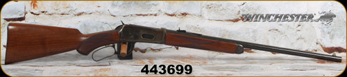 Consign - Winchester - 38-55 - Model 1894 Semi-Deluxe Super lite weight - Lever Action - Select Walnut Pistol Grip stock w/metal caps/Antique Patina/Blued, Nickel Steel, 22"Round barrel, Mfg.1909