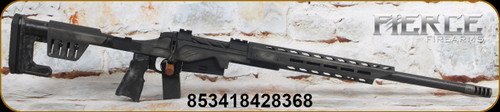 Fierce - 7mmPRC - MTN Reaper - Distressed Grey Ultra lite Magnesium chassis Carbon Fiber folding & locking stock w/Adjustable cheek piece/Black Cerakote/Fierce C3 carbon fiber 22"barrel, NIX Brake