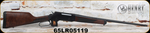 Henry - 6.5Creedmoor - Long Ranger - Lever Action Rifle - American Walnut Stock/Blued Finish, 22"Barrel, 4 Round Capacity, No Sights Drilled/Tapped Receiver, Solid Rubber Recoil Pad, Mfg# H014-6.5/S/N 65LR05119