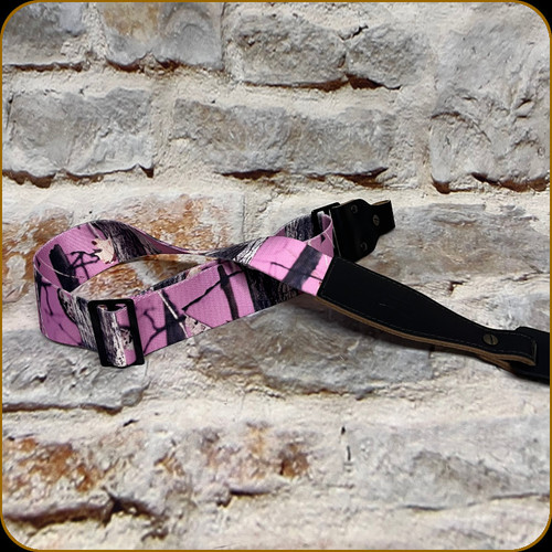 Levy's Leather - Ambush Series - 2" Polyester Sling - Pink Camo w/Black Loop Ends - S8-PCM