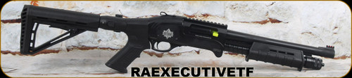 Revolution Armory - 12Ga/3"/13" - Executive Tri  Fold - Pump Action - black synthetic stock/Black Finish, Mfg# RA-EXECUTIVE-TF