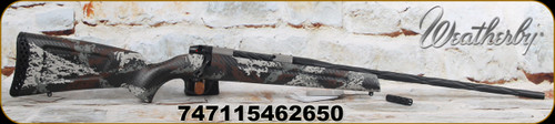 Weatherby - 280AI - Mark V Backcountry Capra - Peak 44 Bridger Exposed carbon fiber w/grey, white & rust sponge pattern accents/Graphite Black Cerakote, 21"Threaded(1/2-28), Mfg# MBP01N280AR3B
