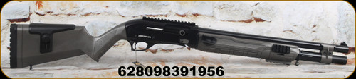 Derya - 12Ga/3"/18.5" - Lion XT-410C - Semi-Auto Shotgun - Sniper Grey Synthetic Stock w/Adj.cheek riser/Black finish, Mfg# XT-410C-SGREY