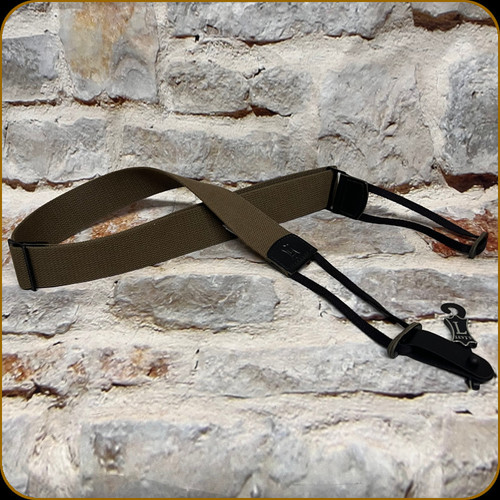 Levy's Leather - Wingshooter Series - 2" Cotton Webbing Carry Strap - Green - S8CC-GRN