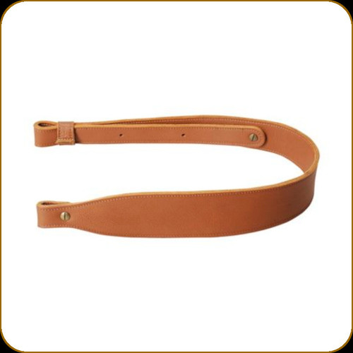 Levy's Leather - Tracker Series - 2 1/4" Three-Ply Soft Garment Leather Cobra Rifle Sling - Tan - SNG20SS-TAN