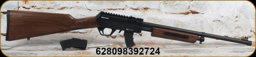 Derya - 22LR - TM22 Pump Action - Pump Action Rimfire - Walnut Stock & Forend/Blued, 18"Barrel, F/O front sight, Mfg# TM22-PA-18-BLK-WD