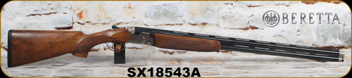 Used - Beretta - 12Ga/3"/30" - Model 692 Sporting - Grade AA Walnut Stock w/Schnabel Forend/Nickel Receiver/Blued, Vent-Rib Barrel, 5pcs Extended Chokes - in original case & box