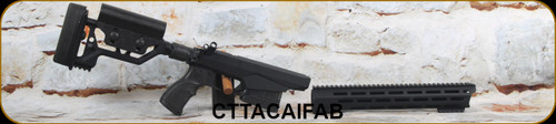 Consign - Tikka - TAC AI Left Hand - Chassis - Black Finish, Folding - c/w F.A.B Defense AGR-43 Reinforced polymer Pistol Grip w/multi-textured Rubber overmolded w/finger grooves