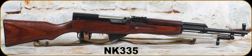 Consign - Tula Arsenal - 7.62x39 - SKS - Wood Stock/Blued, 20.25"Barrel, 1950 Manufacture, Hooded Post Front Sight, ladder Rear Sight, c/w Bayonet, Nylon sling,cleaning kit & 2 ammo pouches