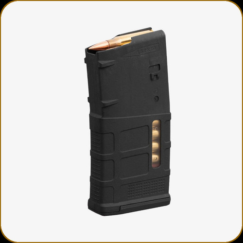 Magpul - PMAG 20 - Gen M3 Window - LR/SR - 7.62x51 NATO/.308 Winchester - 20rd Blocked to 5rd Magazine - Black - MAG1429-BLK-5