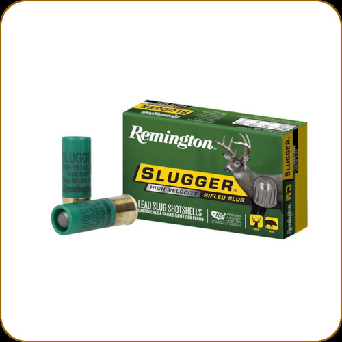 Remington - 12 Ga 3" - 7/8oz - Slugger - High Velocity Rifled Slug - 5ct - 28604/SPHV12MRS