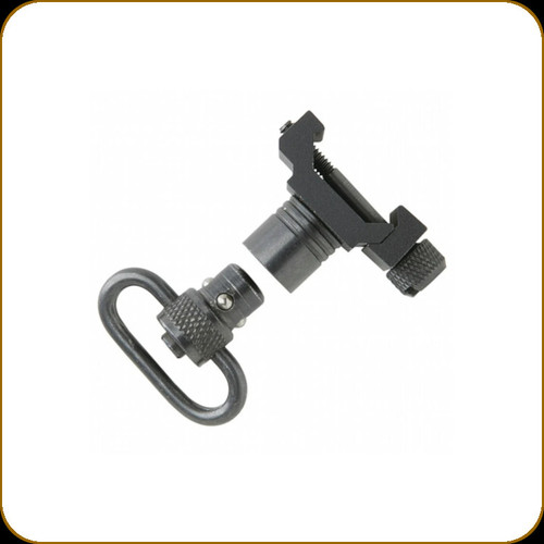 Uncle Mike's - Push Button Quick Detachable Super Swivels - 1" - Black - 21101