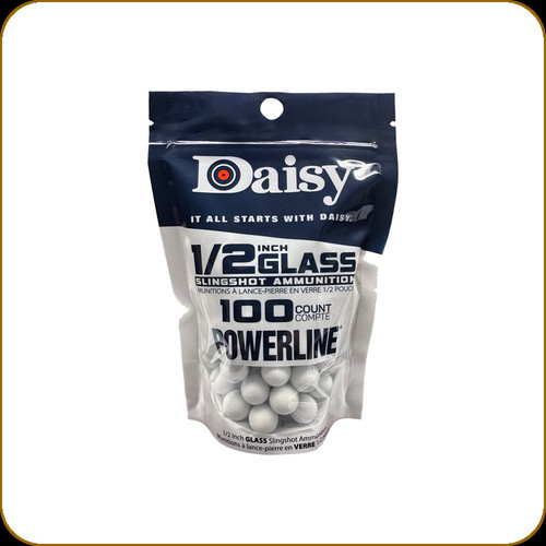 Daisy - PowerLine 1/2" Glass Slingshot Ammunition - 100ct - 998384-446