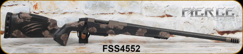 Fierce - 25Creedmoor - Carbon Rival XP 2.0 - Sonora Camo C3 Carbon Rival stock w/Vertical palm swell pistol grip & high negative comb cheekpiece - Adj.Comb/Smoked Bronze Cerakote/Fierce C3 Carbon Fiber, 22"barrel, Nix Brake, S/N FSS4552