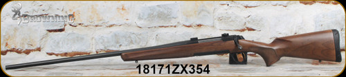 Consign - Browning - 7mmRemMag - X-Bolt Hunter Left Hand - Satin walnut checkered grip stock/Matte Blued, 26"Barrel, c/w 3-rnd Detachable Mag, Mfg# 035255227 - c/w Burris Bases, extra Browning Mag - 90rds fired - in orig.box
