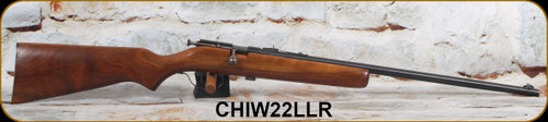 Used - Hiawatha - 22S/L/LR - Single shot - Bolt action Rimfire Rifle - Grade AA Walnut Stock/Blued, 22"Barrel, adj.rear sight