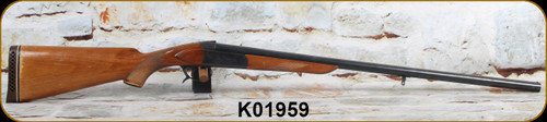 Used - Baikal - 12Ga/29" - USSR Single Shot Shotgun - Walnut Stoc & Forend/Game-Scene Engraved steel receiver/Blued Finish, Brass Bead Front Sight