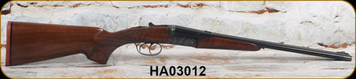 Pedersoli - 44RemMag - Kodiak Survivalist - Break Action SxS Rifle - Oil Finish Walnut Stock/Case Hardened Frame/Blued, 18-1/8"Barrels, Mfg# S.646-044 - S/N HA03012