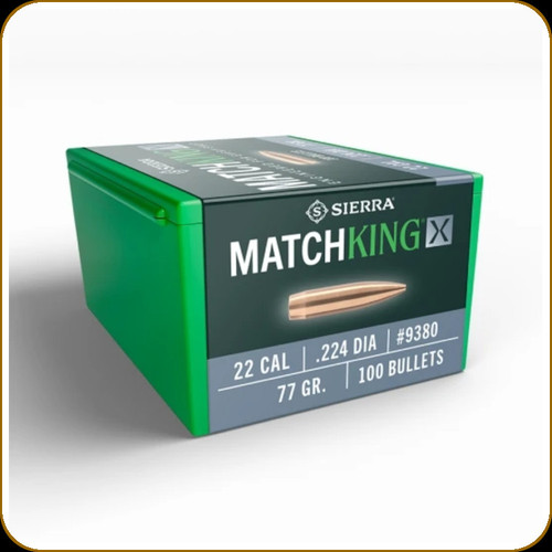 Sierra - 22 Cal - 77 Gr - MatchKing X - 100ct - 9380