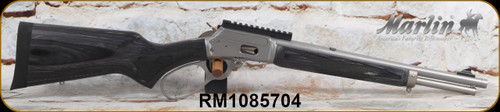 Consign - Marlin - 357Mag - Trapper Series Model 1894 - Black Laminate Stock/Stainless, 16.1"Threaded(1/2"-28)Barrel, Skinner Sights, Mfg# 70452 - c/w Ranger Point rail (& orig.),Ranger point 'T-Rex' takedown screw - in orig.box