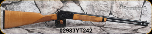 Browning - 22LR - BL-22 Maple Grade II - Lever Action Rifle - Grade AA maple stock /Scroll engraved Receiver/Blued, 20"Barrel, 15 Round Capacity, Mfg# 024125103, S/N 02983YT242