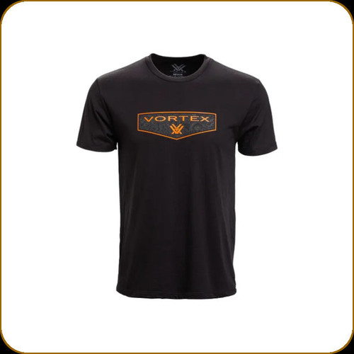 Vortex - Men's Shield T-Shirt - Black - Large - 220-50-BLK-L
