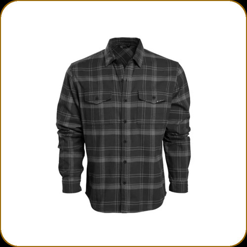Vortex - Men's Timber Rush Flannel - Black - Small - 226-01-BLK-S
