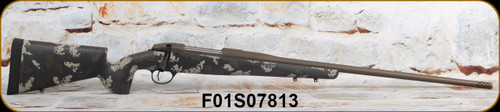 Antler Arms - 300PRC - Mountain - Prophet River Exclusive - Tri-Color Carbon Tan/Brown Sponge Pattern Carbon Fiber LR Stock/Stainless Steel Action/Burnt Bronze Cerakote, 24"Threaded Barrel, 1:10"Twist, M42 Radial Muzzle Brake - S/N F01S07813