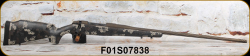 Antler Arms - 300RUM - Mountain - Prophet River Exclusive - Tri-Color Carbon Tan/Brown Sponge Pattern Carbon Fiber Standard Stock/SS Action/Burnt Bronze Cerakote, Spiral Fluted 26"Threaded Barrel, 1:10"Twist, M42 Radial Muzzle Brake - S/N F01S07838