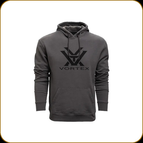 Vortex - Everyday Core Logo Hoodie - Forged Iron - X-Large - 224-02-FRI-XL