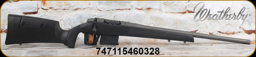 Weatherby - 25Creedmoor - Model 307 Range SF - Black w/Graphite Black Adj.Cheek Piece/Tungsten Cerakote, 22"Threaded(5/8-24)Heavy Contour Barrel, Mfg# 3WR0425CMR2T