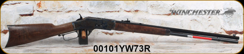Winchester - 45LC - Model 1873 Sporter Octagon Color Case Hardened - Lever Action - Grade II/III Walnut straight grip stock/Blued, 24"Octagonal Barrel, Magazine Capacity: 14, Mfg# 534217141 S/N 00101YW73R