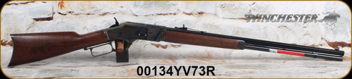 Winchester - 45LC - Model 1873 Sporter Octagon Color Case Hardened - Lever Action - Grade II/III Walnut straight grip stock/Blued, 24"Octagonal Barrel, Magazine Capacity: 14, Mfg# 534217141 S/N 00134YV73R