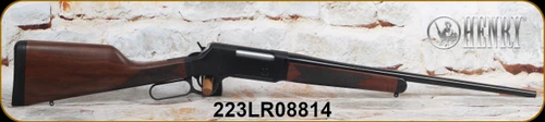 Henry - 223Rem/5.56NATO - Long Ranger - Unsighted - Lever Action - Walnut Stock/Matte Black Finish, 20"Barrel, 5 Round Capacity, Mfg# H014-223 - S/N 223LR08814