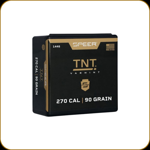 Speer - 270 Cal - 90 Gr - TNT Varmint - Jacketed Hollow Point - 100ct - 1446