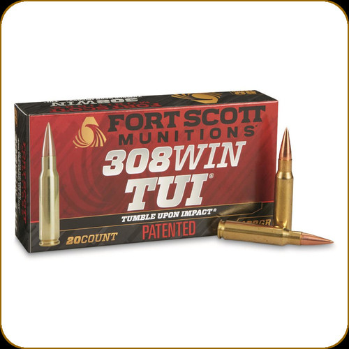 Fort Scott Munitions - 308 Win - 168 Gr - TUI - 20ct - 308-168-SCV