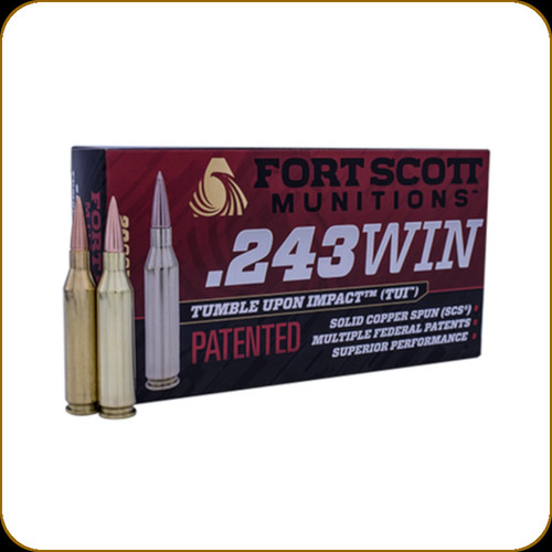 Fort Scott Munitions - 243 Win - 80 Gr - TUI - 20ct - 243-080-SCV