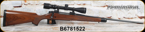 Consign - Remington - 280Rem - Model 700 BDL Mountain Rifle - Grade AA Walnut stock w/ebony forend tip & Grip Cap/Blued, 22"slim-profile Barrel, jewelled bolt, Mazz Optics 3-9x40, BDC reticle