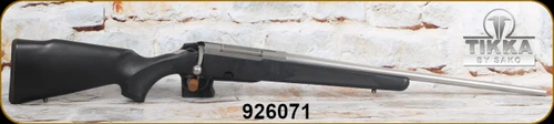 Consign - Tikka - 25-06Rem - M695 - Black Synthetic Stock/Matte Stainless, 22.4"Barrel, c/w Millett 1" Tikka low rings - in orig.box