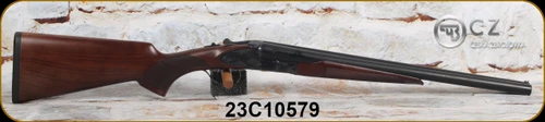 CZ - 12Ga/3"/20" - Sharp Tail Coach - Turkish Walnut Stock/Case Hardened Receiver/Blued Barrels, Mfg# 06417, S/N 23C10579