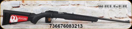 Ruger - 22WMR - American Rimfire Standard Rifle - 22WMR - Black Synthetic w/interchangeable Stock Modules/Blued, 22"Barrel, Mfg# 08321