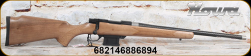 Howa - 22ARC - M1500 Mini Action CF Walnut Hunter - Bolt Action Rifle - Monte Carlo Walnut Stock/Blued Steel Finish/Carbon Fiber Wrapped, 20"Threaded Heavy Barrel, 5rd Detachable Magazine, Mfg# HWHCF22ARC, STOCK IMAGE