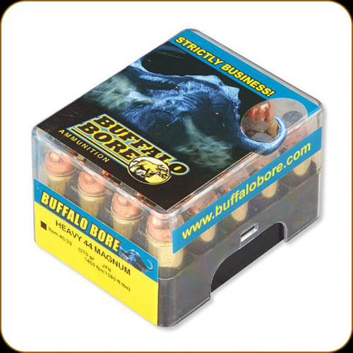 Buffalo Bore - Heavy 44 Mag - 270 Gr - Jacketed Flat Nose - 20ct - 4C