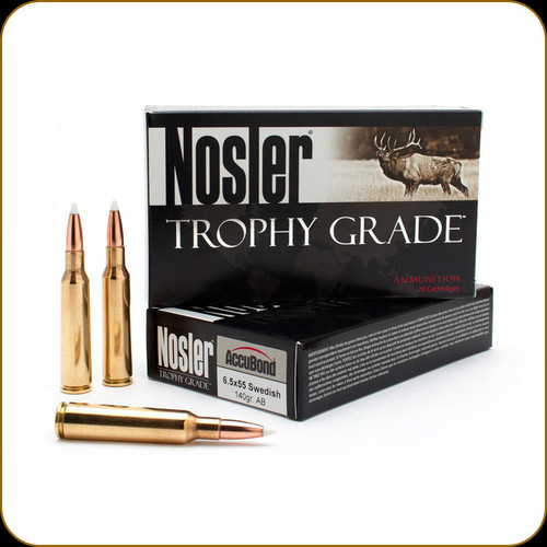 Nosler - 6.5x55 Swedish - 140 Gr - Trophy Grade - Accubond - 20ct - 60022