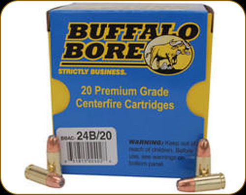 Buffalo Bore - 9mm Luger+P+ - 124 Gr - Jacketed Hollow Point - 20ct - 24B/20