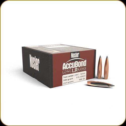 Nosler - 7mm - 168 Gr - AccuBond Long Range - Spitzer - 100ct - 58623