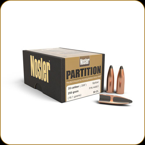 Nosler - 35 Cal - 250 Gr - Partition - Spitzer - 50ct - 44801
